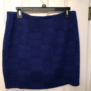 3 for $25 Royal blue mini skirt - Forever 21